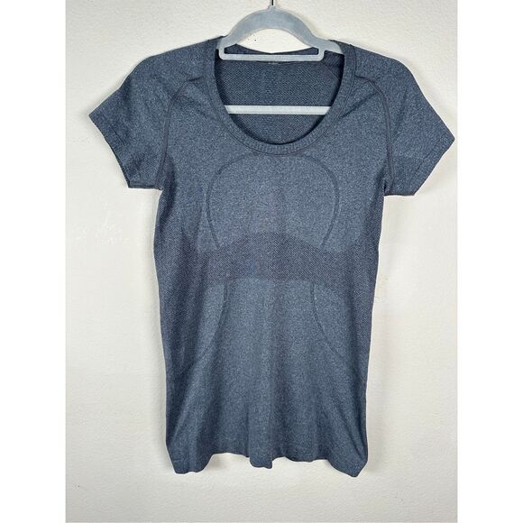 Lululemon Swiftly Short Sleeve Gray - Long Sleeve- Sz 8 - Picture 1 of 5